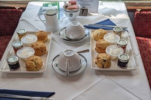 Day Rover and Trio-of-Scones OR Classic Cream Tea in the Train Restaurant: